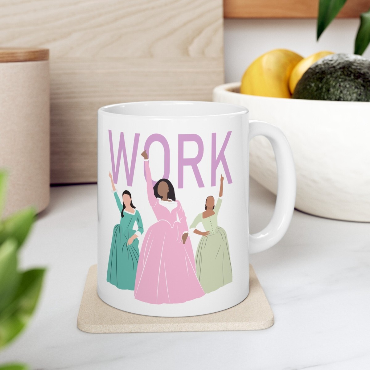 Hamilton Mug The Schuyler Sisters Work Inspired Musical Christmas