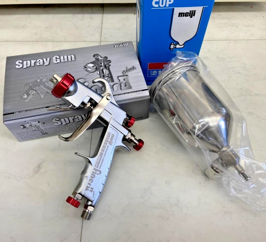 Meiji FINER2 PLUS-G14 + 4GF-U set Automotive Repair Spray Gun 1.4 