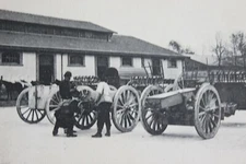 Old postcard Military War 14 - 18 Heavy Artillery Field Park Militaria Park