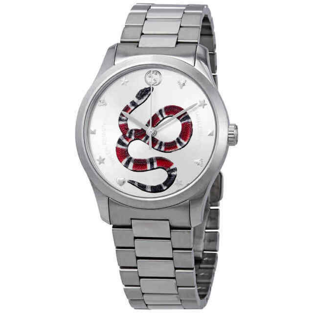 Gucci G-Timeless 38mm Silver Stainless 