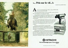 Advertising 1120 1980 Hitachi Portable VCR VT TU 70 S 2pag