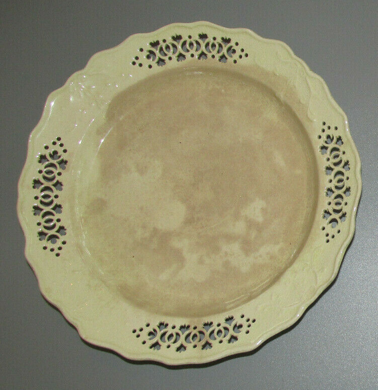 18th Century Leeds Pottery Openwork Creamware Staffordshire Plate