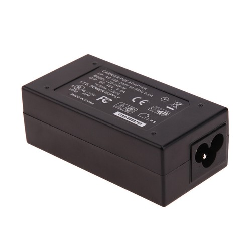 48V 0,5A 24W Desktop POE Power Injector Ethernet Adapter Überwachung CCTV ~ - Photo 9/10