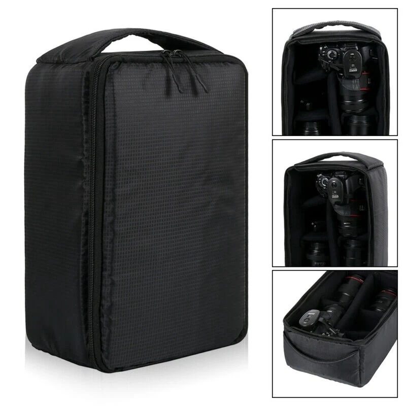 Photography Camera Bag Insert Carry Case Partition For SLR Canon Nikon Sony Lens - Image 3 of 4