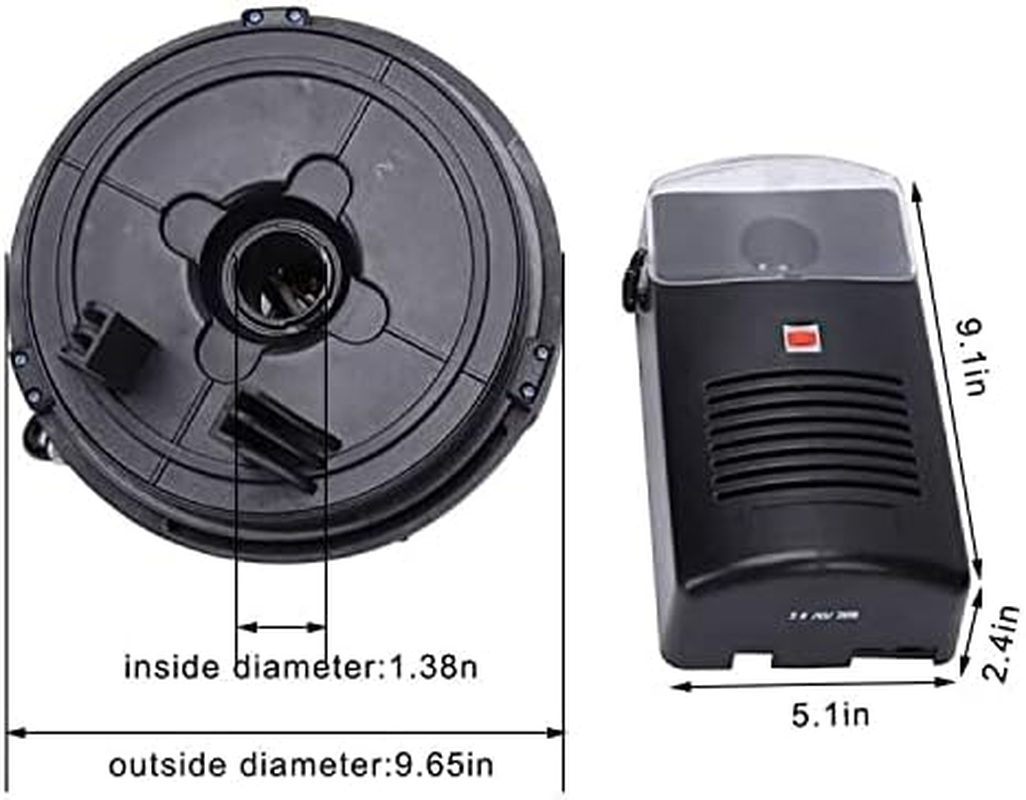 Garage Roller Door Opener with 2 Remote, Electric Roller Garage Door