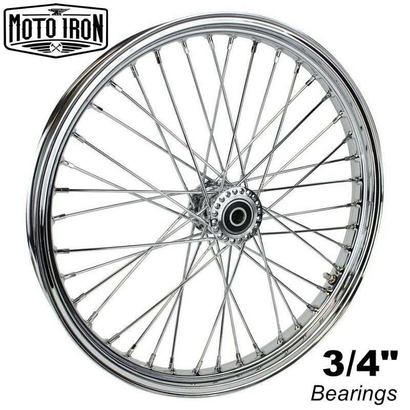 21 inch top chrome harley wheel