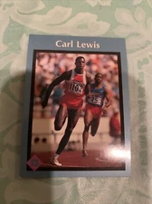 1991 TUFF STUFF TS OLYMPIC TRACK AND FIELD STAR CARL LEWIS #32