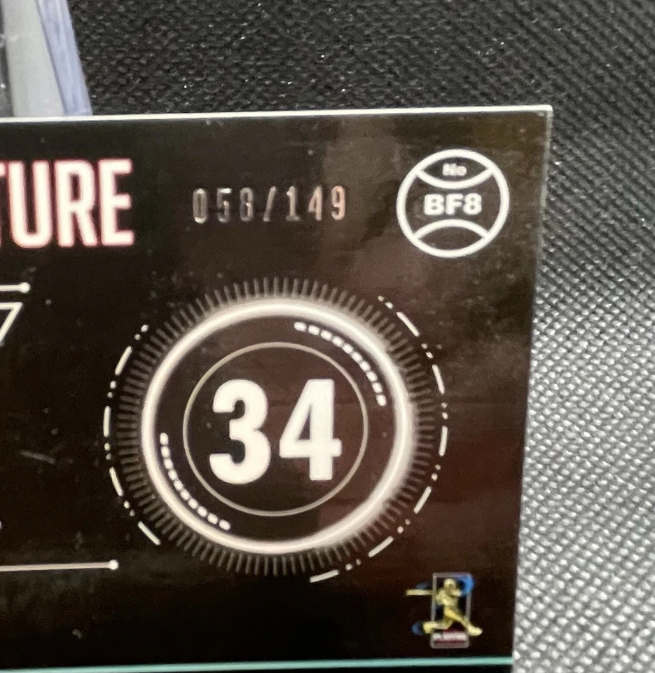 Jake Arrieta 2016 Donruss Optic Back To The Future BLUE Prizm Holo #'d 58/149 - Image 3 of 4