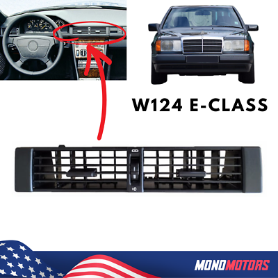 Mercedes-Benz W124フロントパネル Front Center Console Grille Middle Vent Interior Fit For Mercedes
