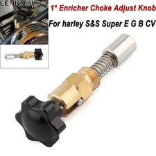 For Harley CNC Carburetor Enricher Choke Adjustment Knob S&S Super E B G Custom 