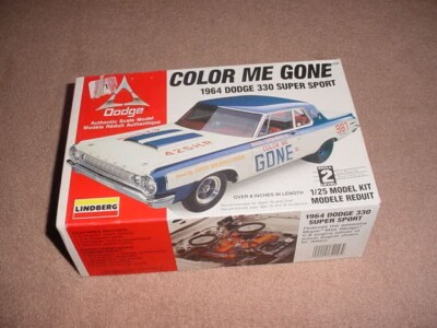 Lindberg Ramchargers 1964 Dodge 330 SS ,1/25 , Model Kit # 72156    (NISB)