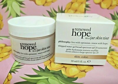 Philosophy RENEWED HOPE IN A JAR SKIN TINT Tinted Moisturizer ~ PICK SHADE 1 oz!