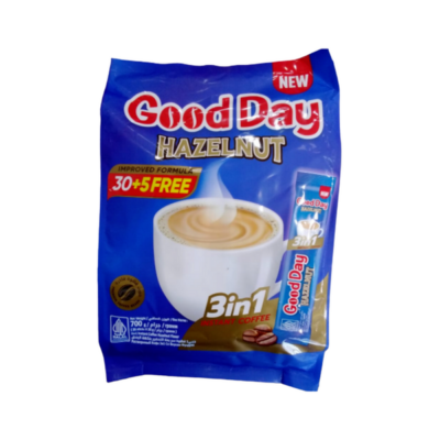 Good day Hazelnut Instant Coffee Flavor 3 In 1/ 35 Sachets Premium