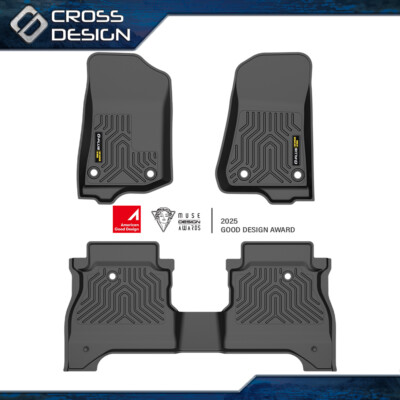 Fit For 2020-2025 Jeep Gladiator All Weather TPE Floor Mats Protection Liners