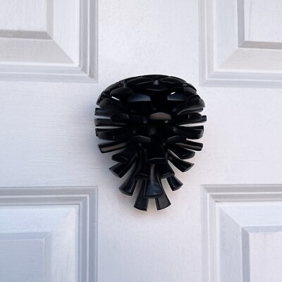 Pinecone Door Knocker by Michael Healy - Matte Black Finish (Standard Size )
