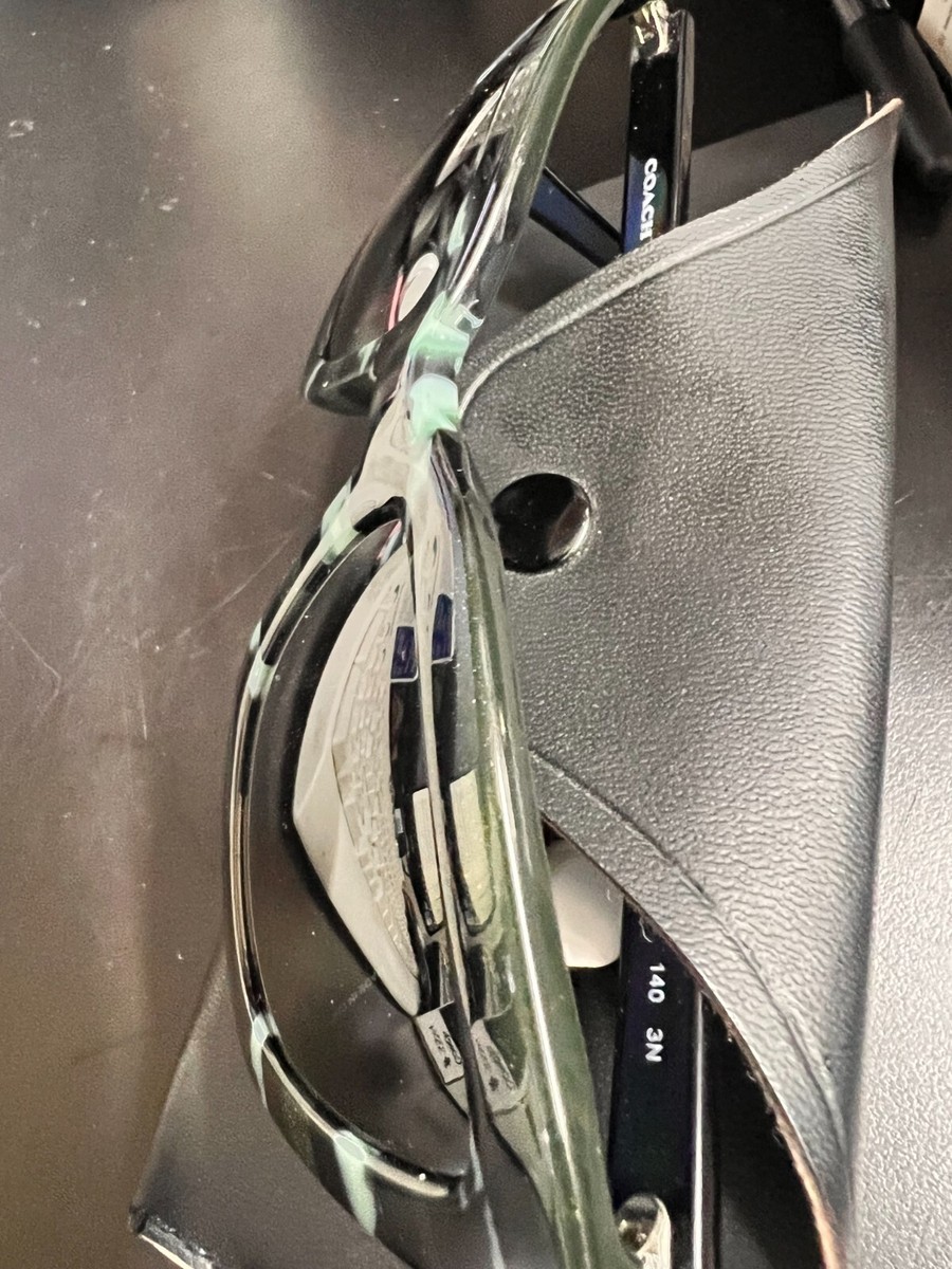 Coach 0HC8203 547687 Emerald Glitter Varsity Stripe Square Sunglasses Coach | Accessories | Coach Hc8203 547687 Emerald Glitter  main image 4