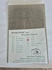 RIVER ROAD  WING SHEET  Material Dk Dun Fly tying