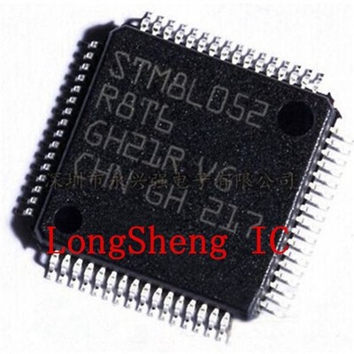 5PCS STM8L052R8T6 QFP Value Line, 8-bit ultralow power MCU, 64-KB   new *kk