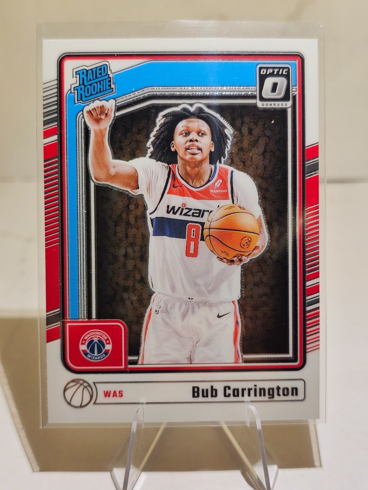 2024-25 Panini Donruss Optic - Rated Rookie Bub Carrington #273 (RC)
