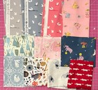 Squirrels and other Creatures Quilting Cotton Fabric Lot