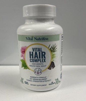 VITAL NUTRITIVE Vital Hair Complex - Hair Growth Vitamins for Men and Women -...