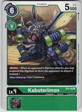 Digimon TCG Kabuterimon Uncommon Starter Deck 04: Giga Green ST4-08 U