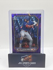Carson Benge 2026 Bowman Prospect Purple RayWave Refractor Mets /250 BCP-111