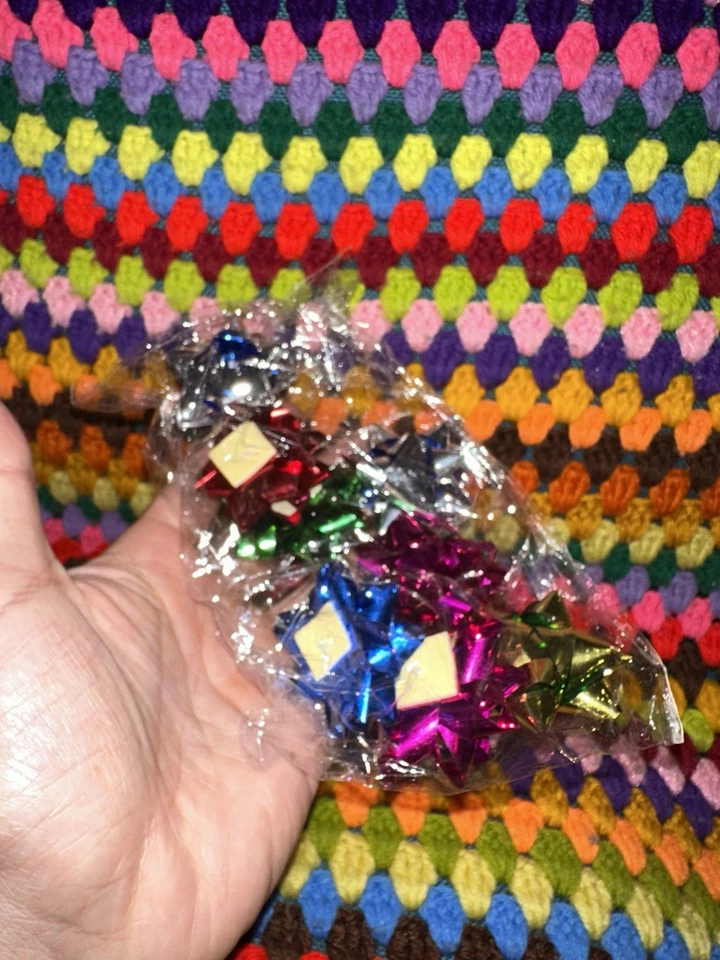 Lote Arco Regalo Vintage Multicolor Nuevo Antiguo Stock Foto 3 de 4