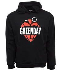 Green Day Black Graphic Hoodie