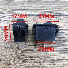 2pcs  2 pins Power Rocker Switch    RL1-5 16A 250V ON-OFF