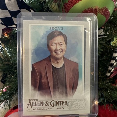 KEN JEONG 2020 TOPPS ALLEN & GINTER CARD RC Mr Chow Hangover The Masked Singer