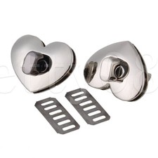2x Bag Turn Button Latch Closure for DIY Leather Handbag Hardware Accessories