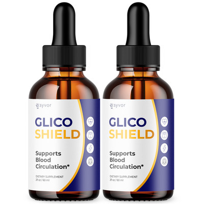 (2 Pack) Glico Shield Blood Support Drop GlicoShield Vitamin Formula 60 Servings