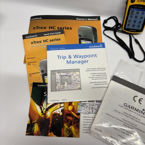 GARMIN ETREX VENTURE HC Handheld GPS Unit Bundle - Picture 9 of 12