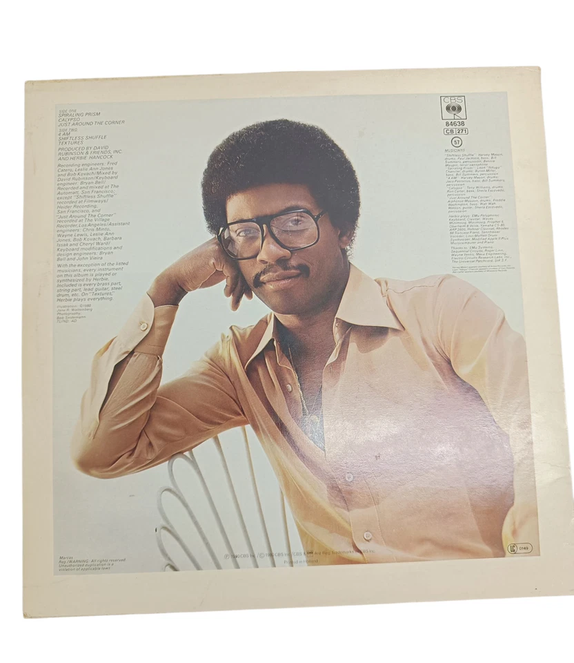 Herbie Hancock Mr. Hands Vinyl LP Schallplatte 1980 CBS CBS84638 - Image 4 of 4