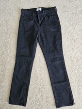 Denizen by Levi's Mid Rise Slim Black Denim Jeans Women Size 8m 29x30