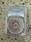1946-S Roosevelt Silver Dime PCGS Graded MS66FB   Blast White