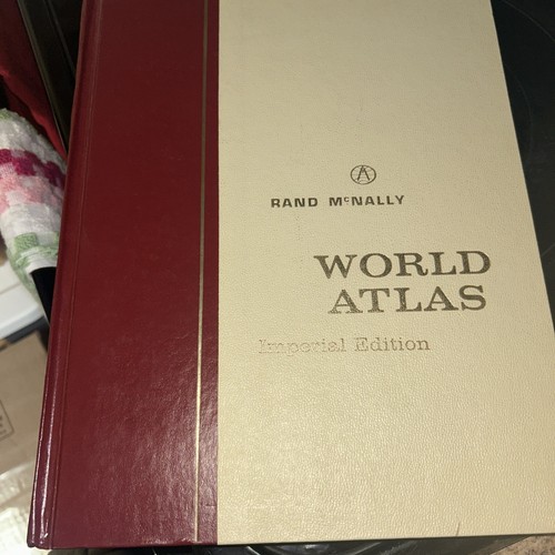 Vintage 1968 Rand McNally World Atlas Imperial Edition - Afbeelding 1 van 5