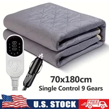 Heated Car Blanket 12 Volt Electric Warm Heated Throw Heater for Cold Weather