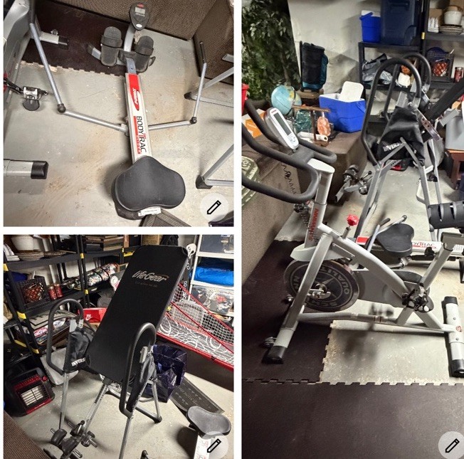 Schwinn Cycling Exercise Stationary Spin Bike + Bodytrac Row
