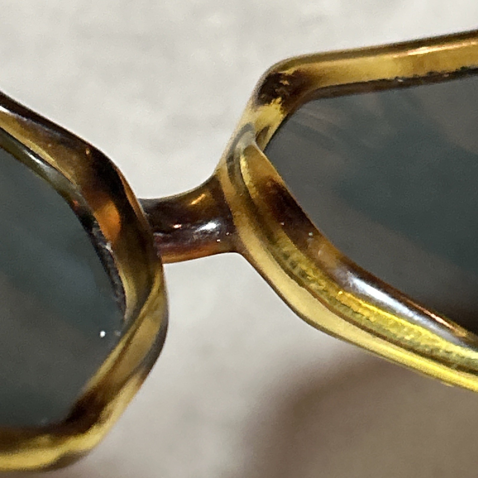 Vintage Renauld Octagonal Tortoise Shell Pattern … - image 11