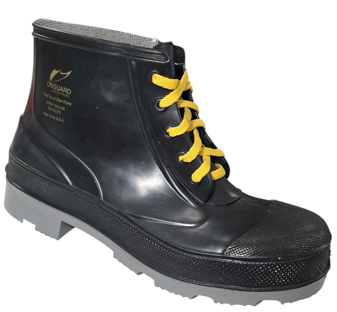 Dunlop OnGuard Mens Sz 11 Rubber Boot 6