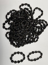 NEW 38 Smiling Buddha Howlite Stone Black Bracelets Good Luck