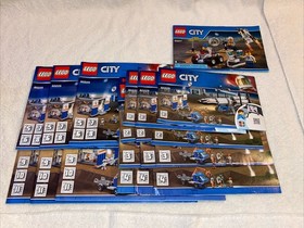 Lego City 60229 X 3 Moc Launch Control And Rover Workshop + 60230 & 60077 Packs