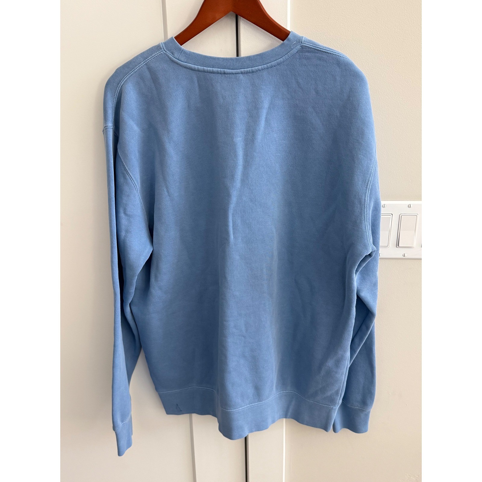 Independent Trading Co Pickleball Sweatshirt Light Blue Crew Neck Unisex Size L image 3