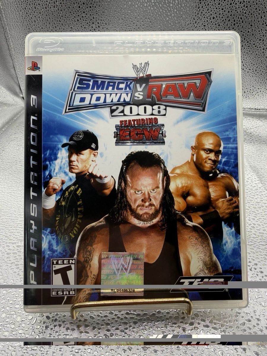 Sony PlayStation 3 WWE SmackDown vs. Raw 2008 Video Games for sale