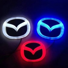 4D Led Light Emblem for Mazda 3 6 CX5 MX5 Car Front Rear Badge Refitting Sticker