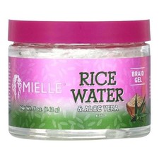 Mielle Rice Water Aloe Vera Braid Gel 5 Oz Pack of 4