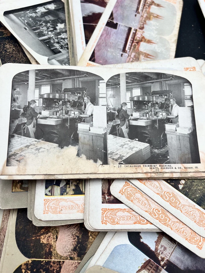 Biblioteca estereográfica más de 140 tarjetas no consecutivas. BW y color Foto 2 de 4