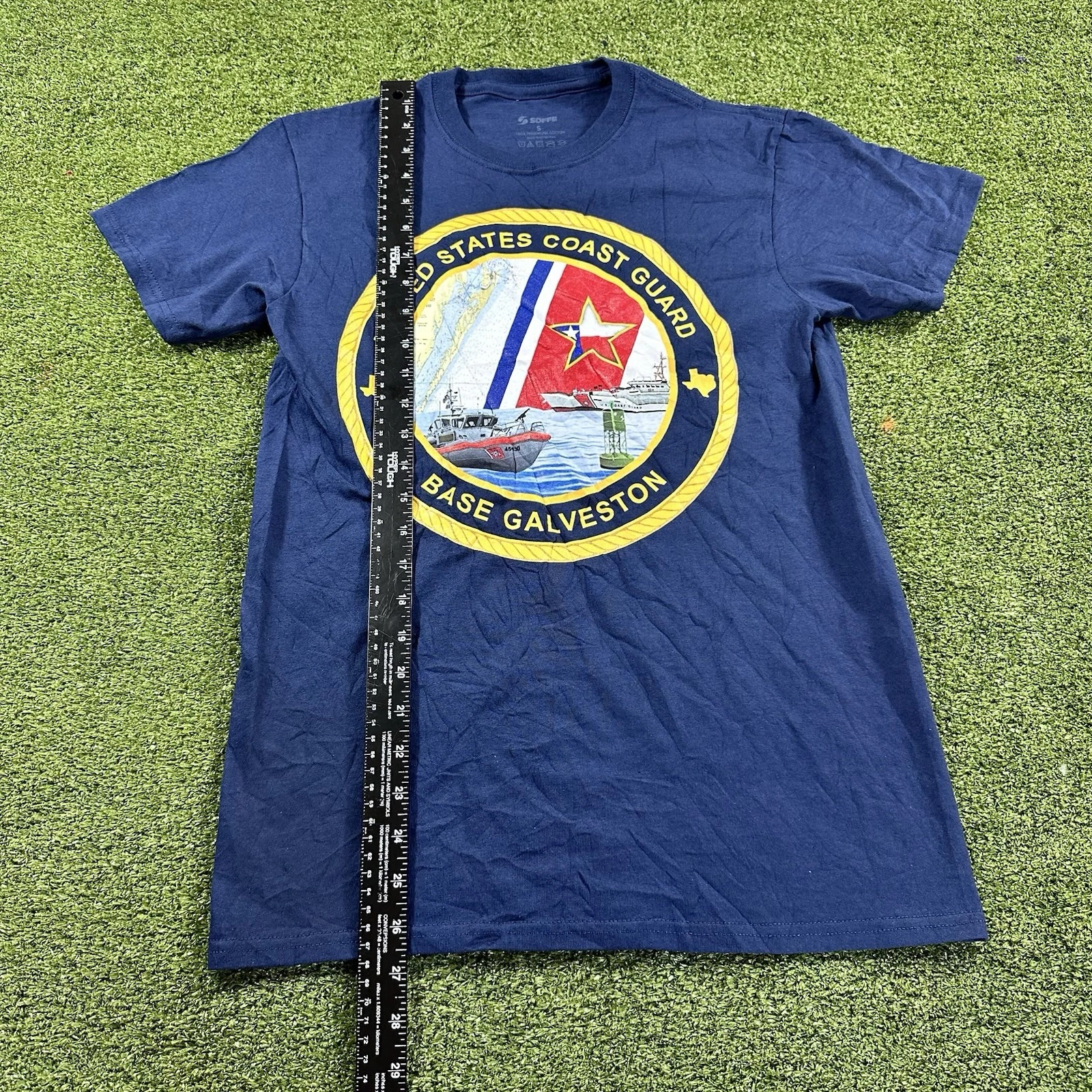 COAST GUARD STATION GALVESTON SHIRT Size S NWOT SOFFE - product detail image 3